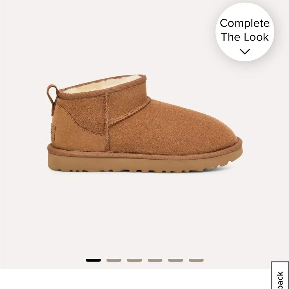 Ugg classic ultra mini women’s boots.  Chestnut.  Size 7